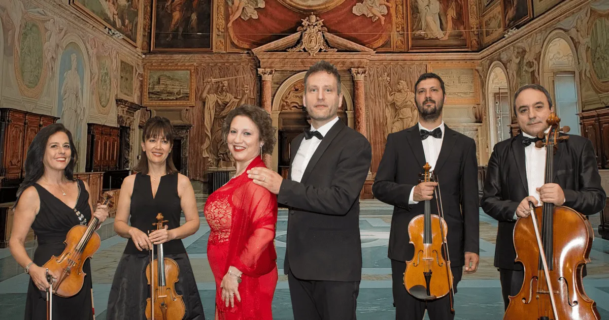An hour of arias and duets in a Renaissance palace off Campo de' Fiori, entered through Bramante's courtyard, the Palazzo della Cancelleria, opera houses in Rome