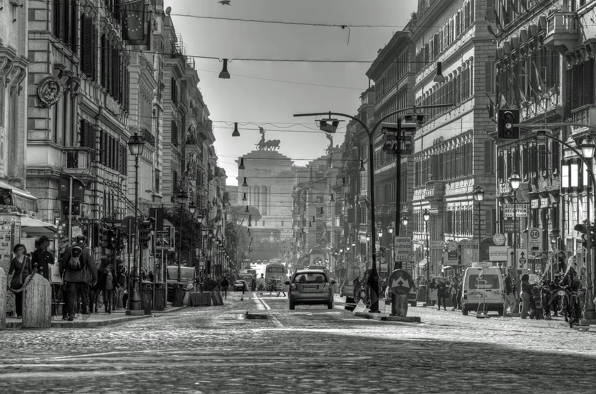 Via Nazionale on an autumn day, how far ahead to book opera in rome