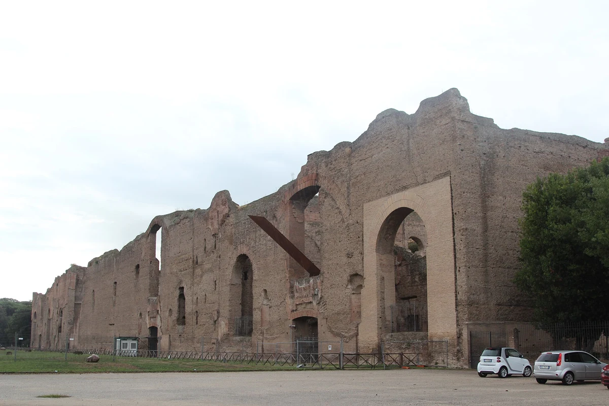 The Baths of Caracalla in afternoon light, three tenors caracalla 1990