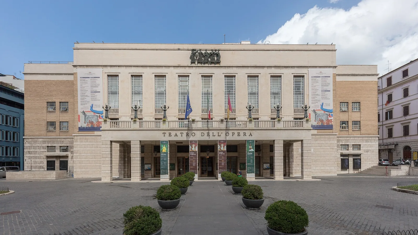 The Teatro dell'Opera on Piazza Beniamino Gigli, opera houses in Rome