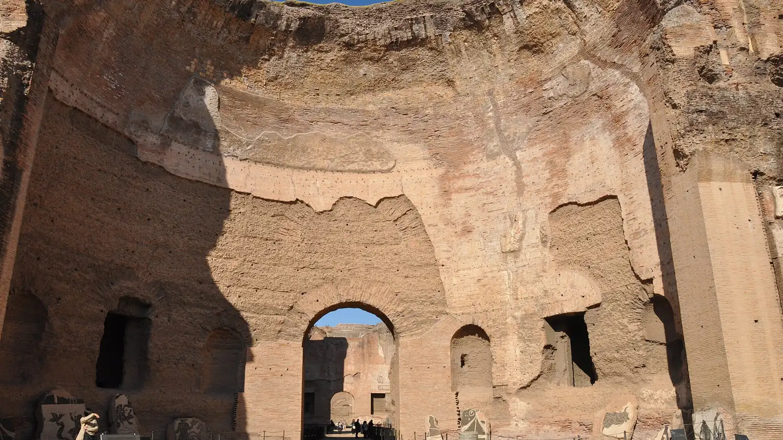 The Baths of Caracalla, where the 1990 concert was sung, opera houses in Rome